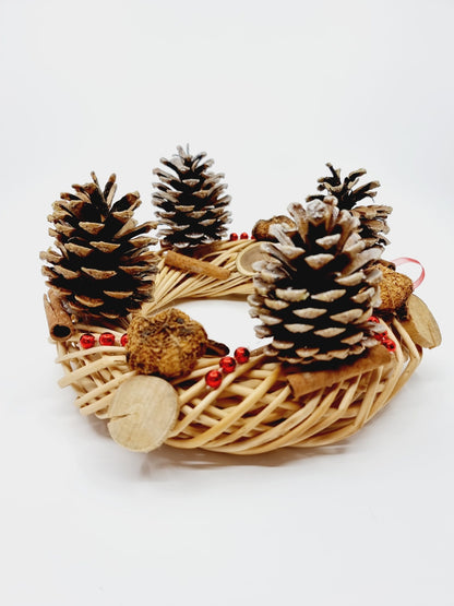 Grande couronne de Noël - Pives