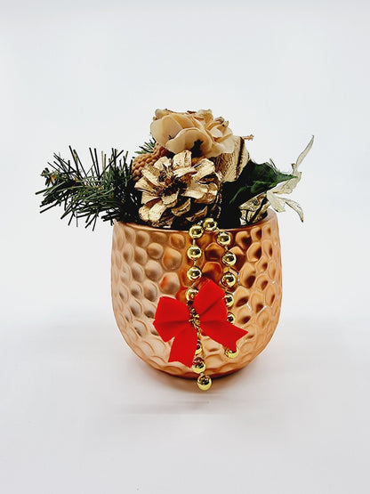 Composition florale de Noël - modèle 3