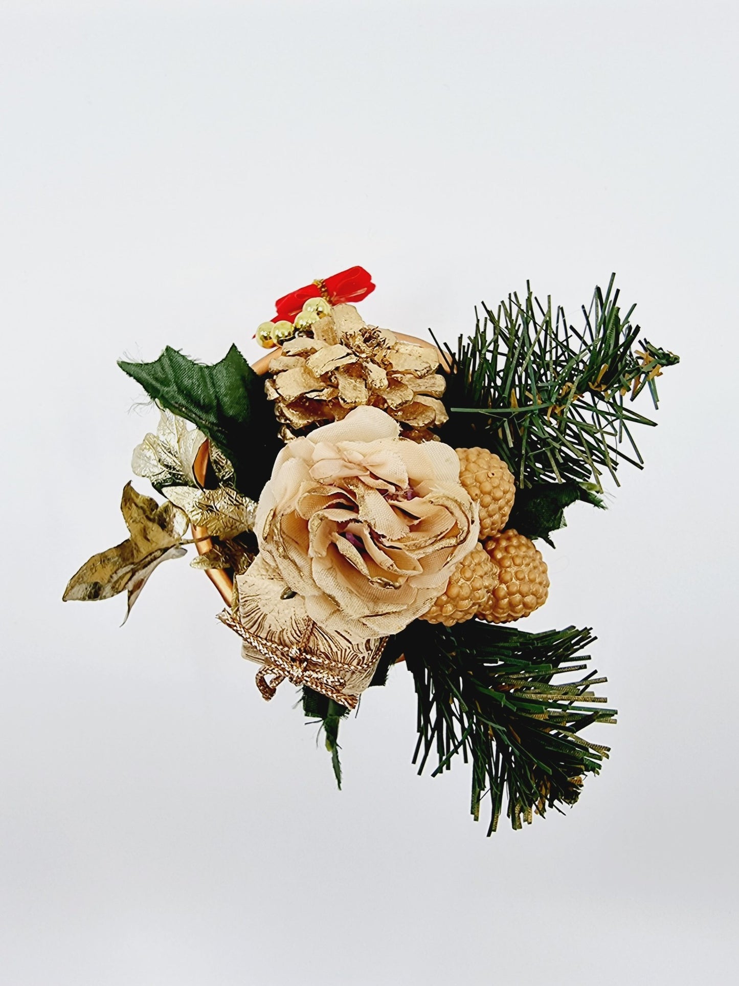 Composition florale de Noël - modèle 3