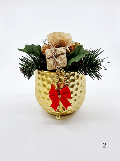 Composition florale de Noël - modèle 2