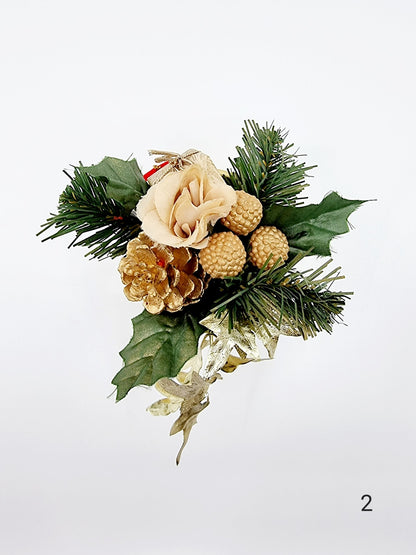 Composition florale de Noël - modèle 2