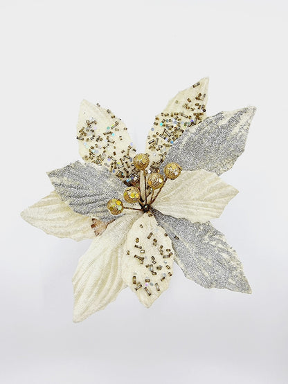 Pot bonhomme de neige avec étoile de Noël