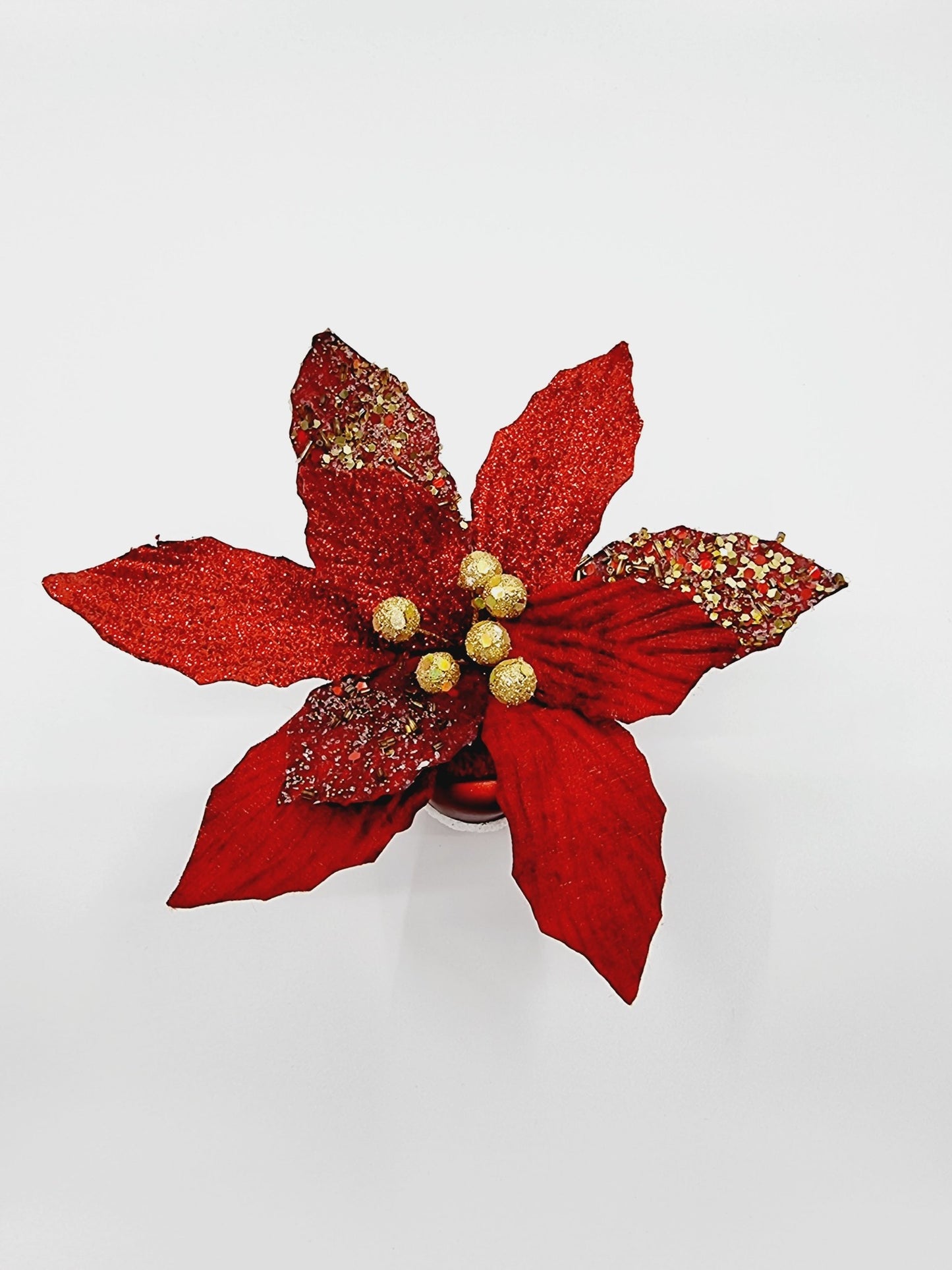 Pot Père Noël avec étoile de Noël