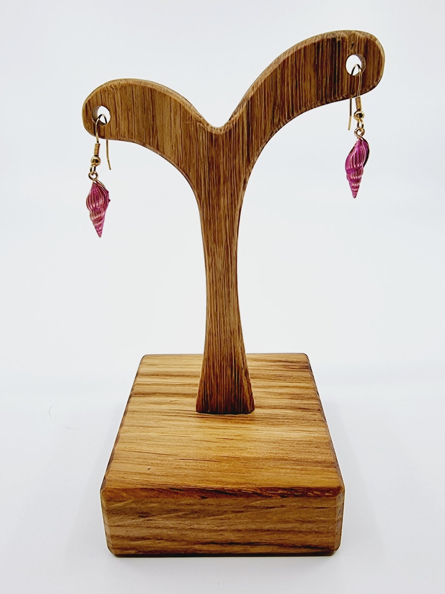 Boucles d'oreilles coquillage - pink