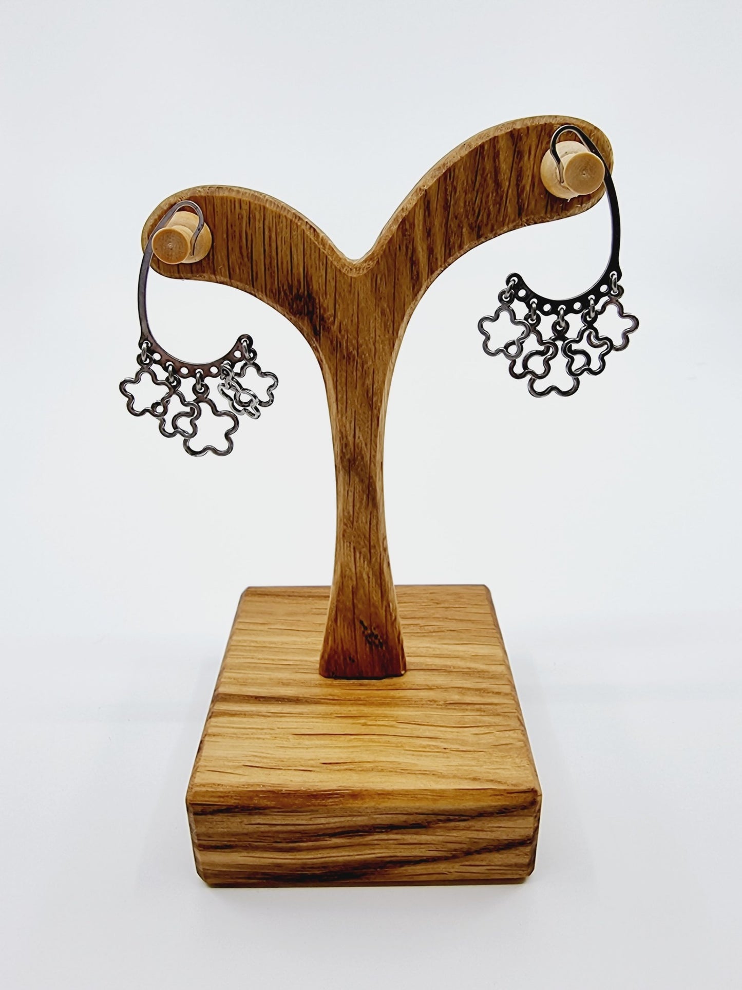 Boucles d'oreilles en argent - Fleurs