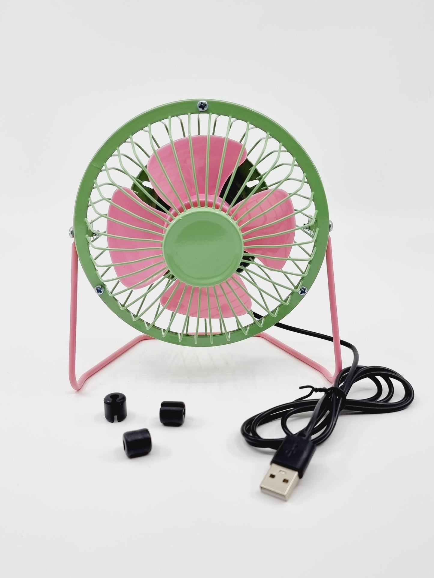 Ventilateur USB - Vert/Rose