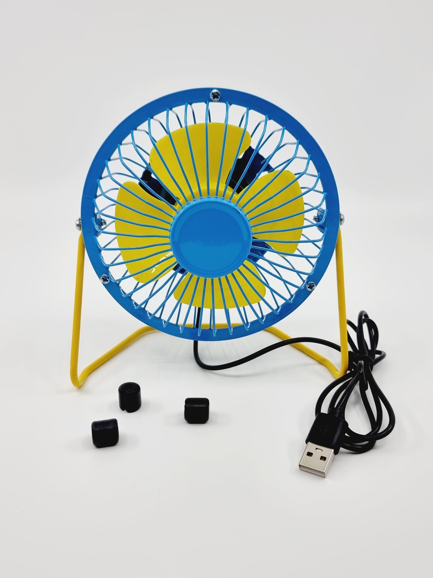 Ventilateur USB - Bleu/Jaune