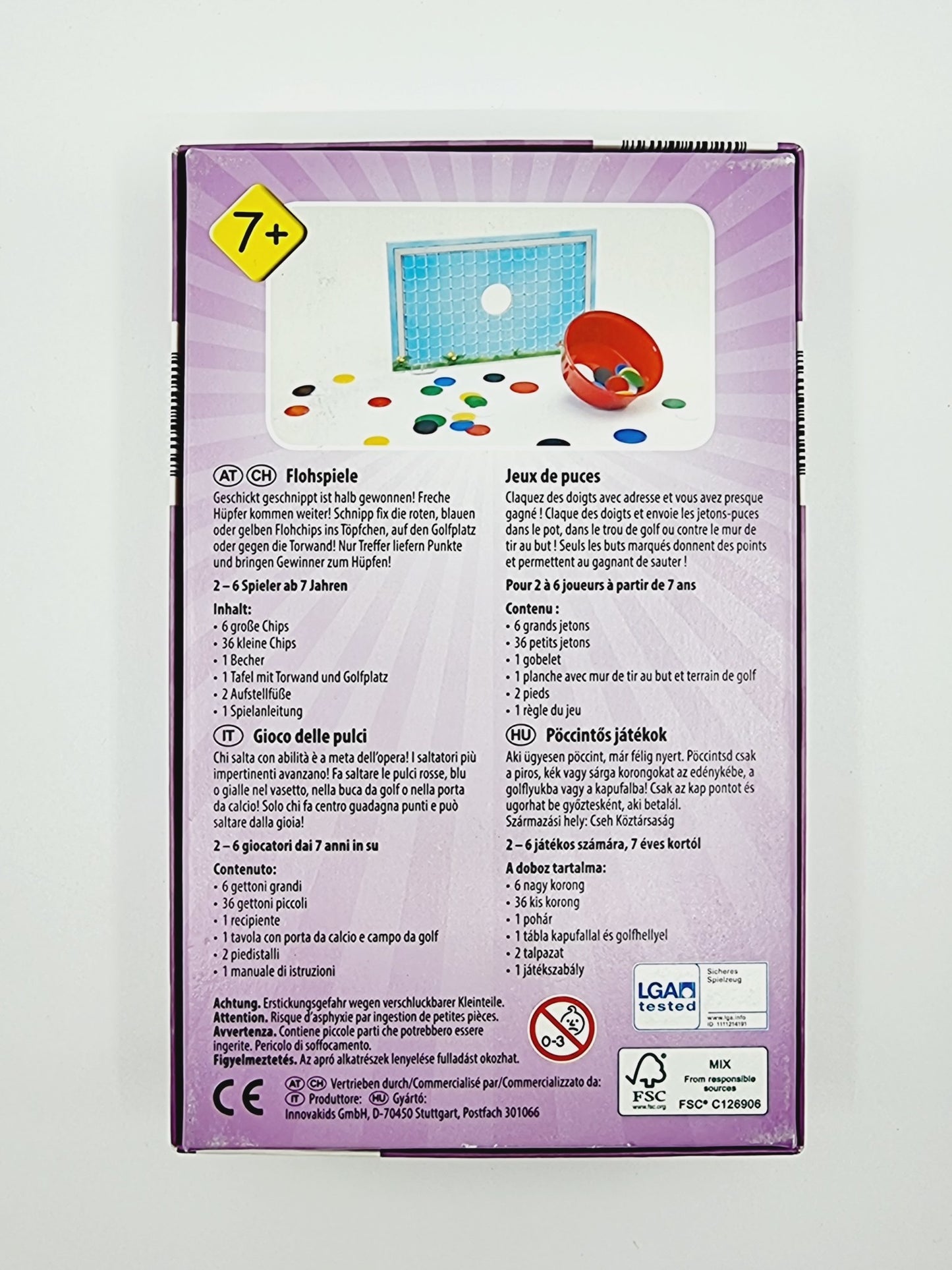 Jeu de puces - foot/golf