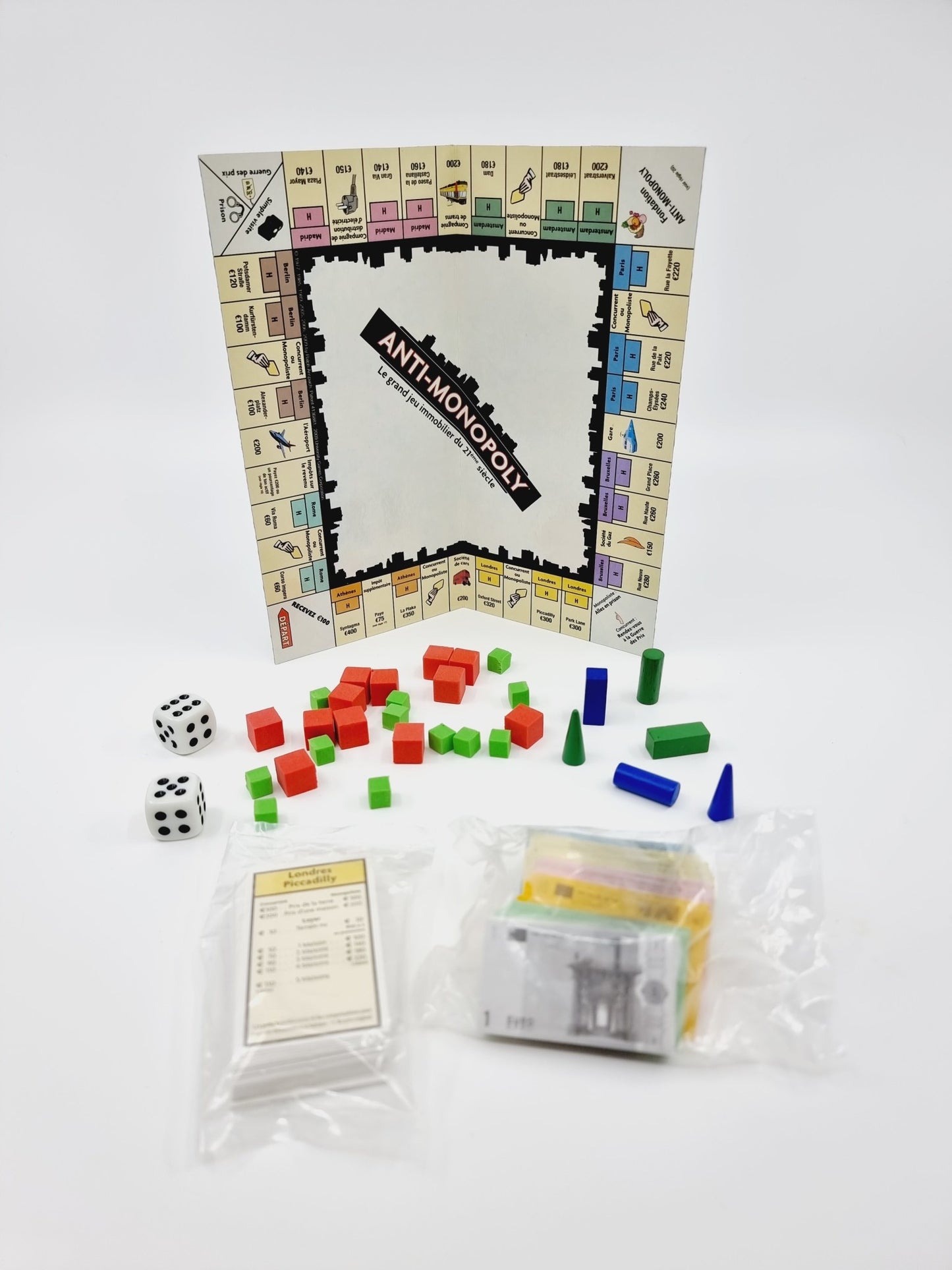 Anti-Monopoly métal box de voyage