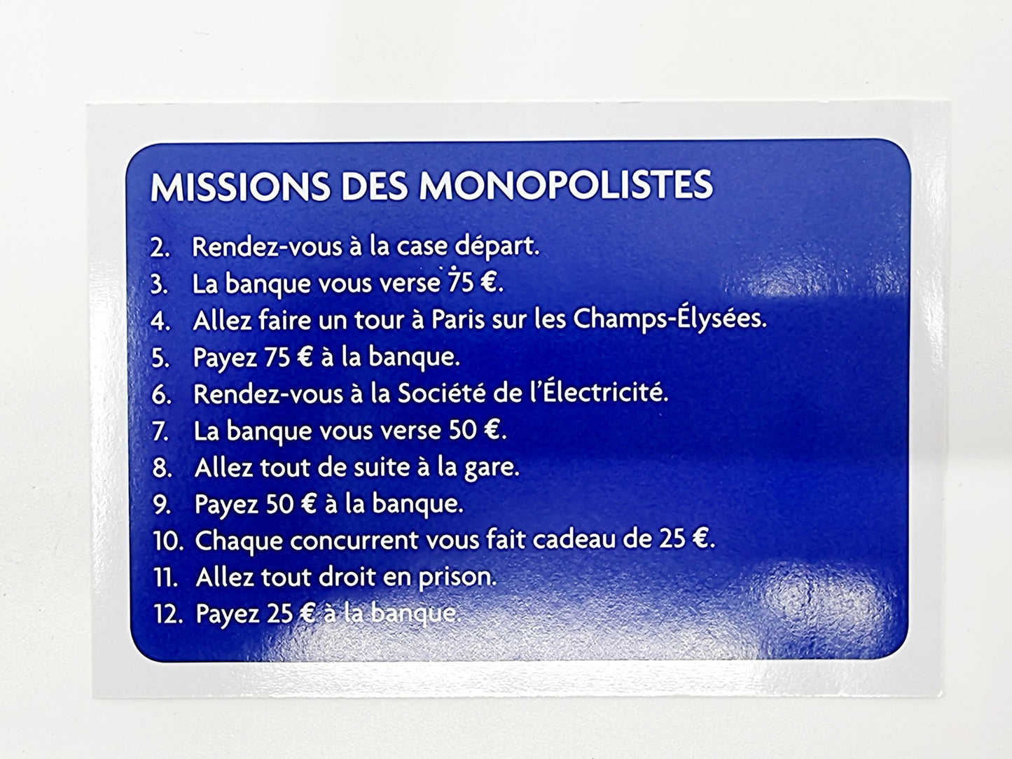 Anti-Monopoly métal box de voyage