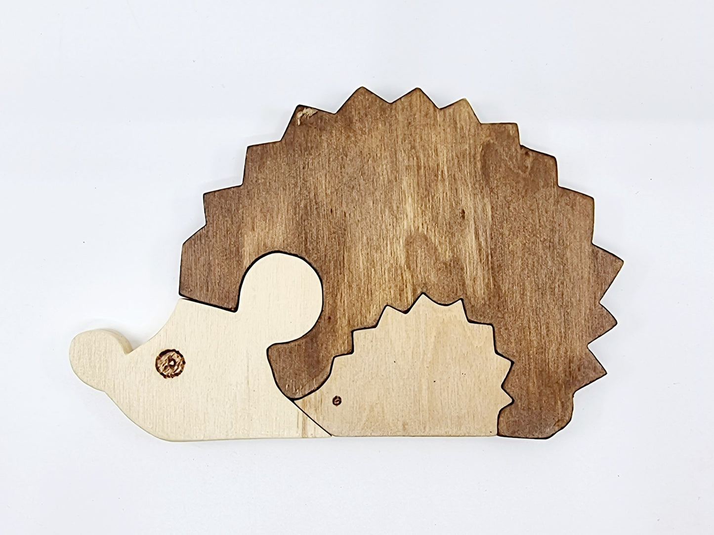 Puzzle en bois - hérisson