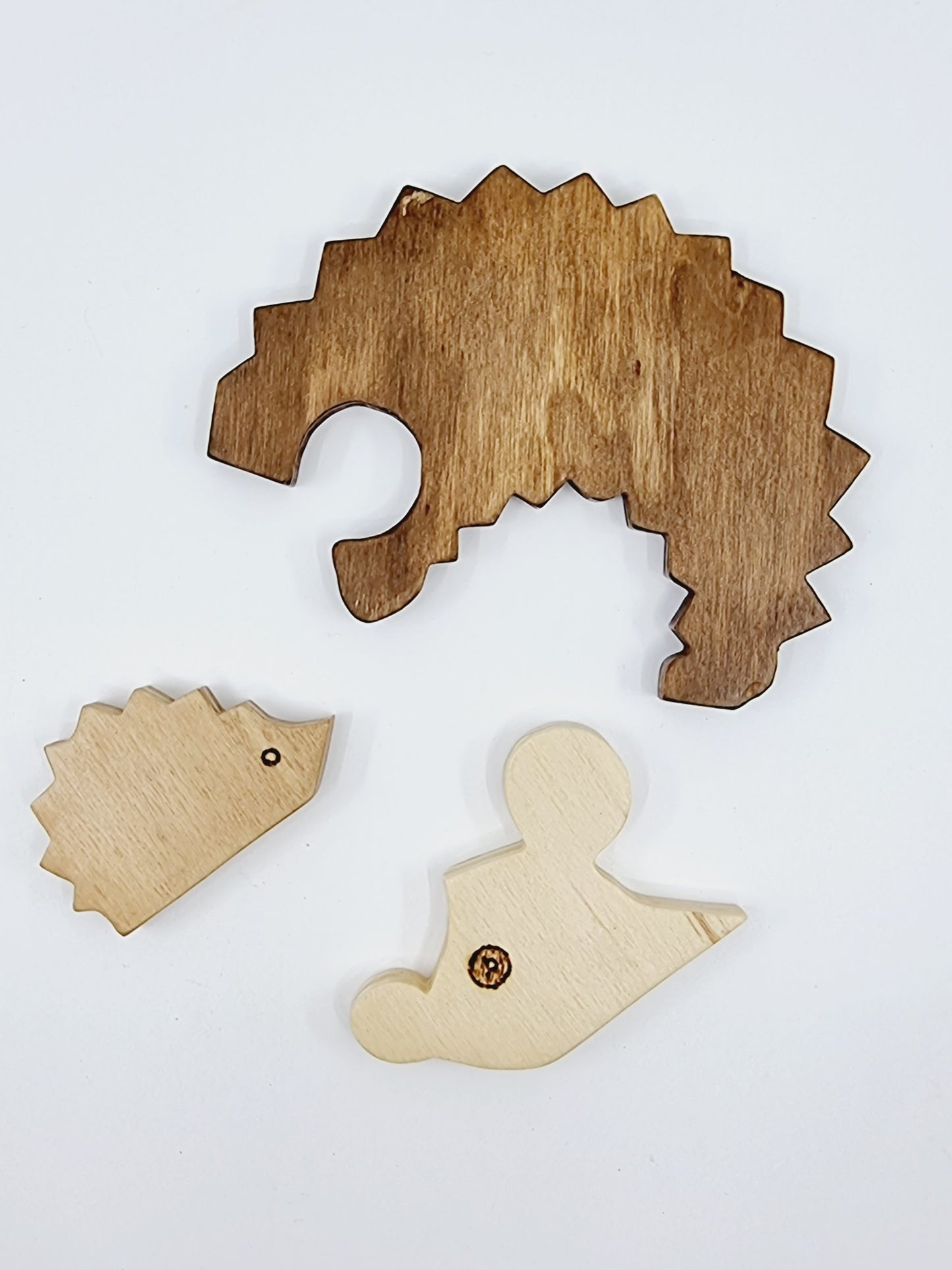 Puzzle en bois - hérisson
