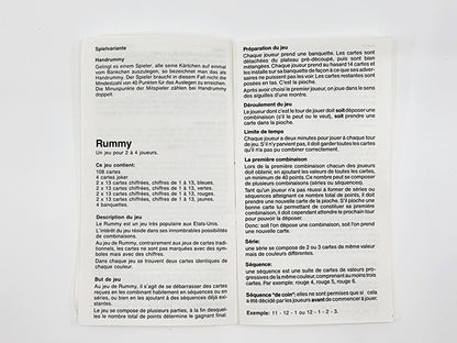 Rummy version voyage