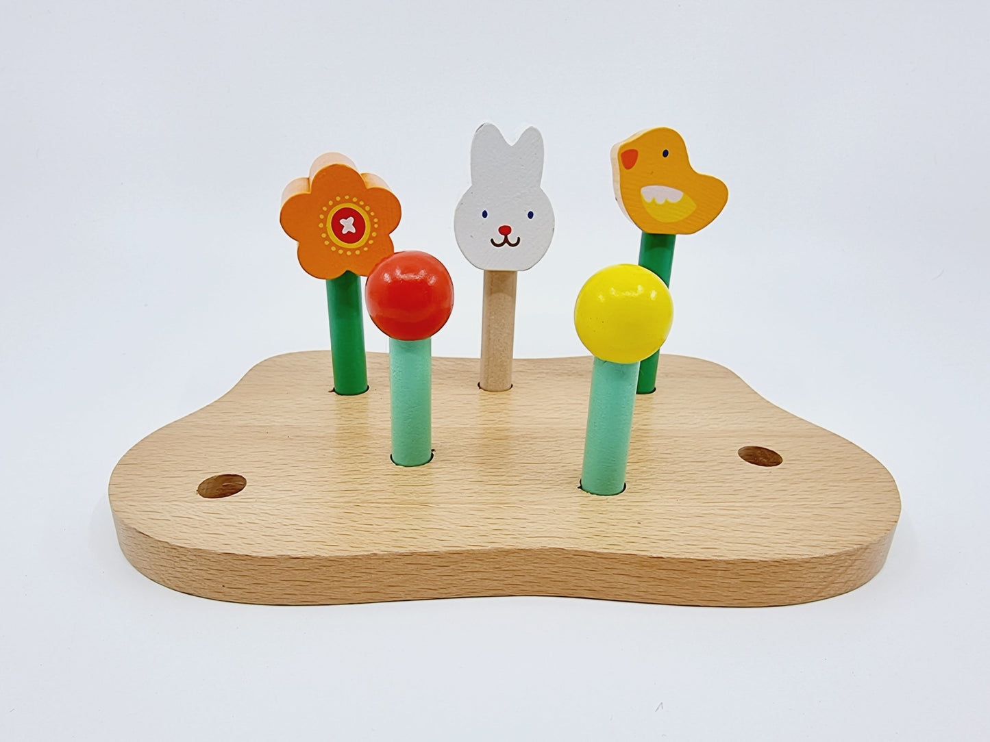 Jeu d'empilage - Les animaux du jardin