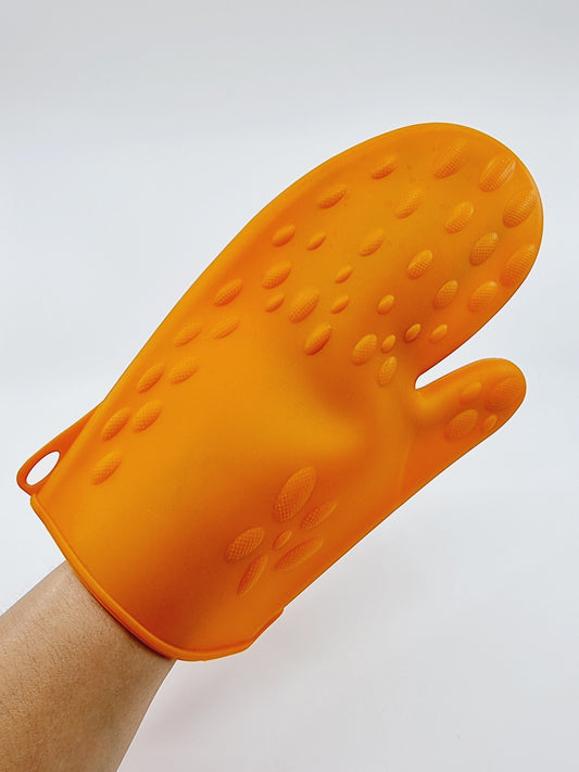 Gant de cuisine en silicone - Orange