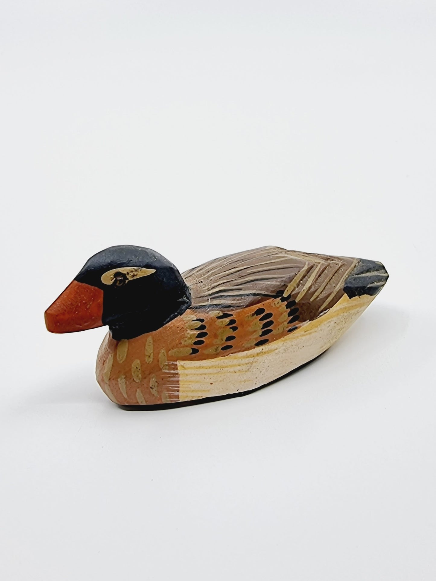 Bibelot - Lot de 3 canards en bois
