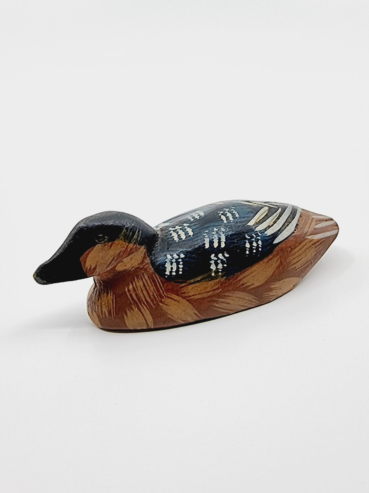 Bibelot - Lot de 3 canards en bois