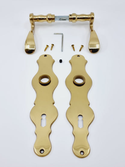 Poignée de porte en laiton