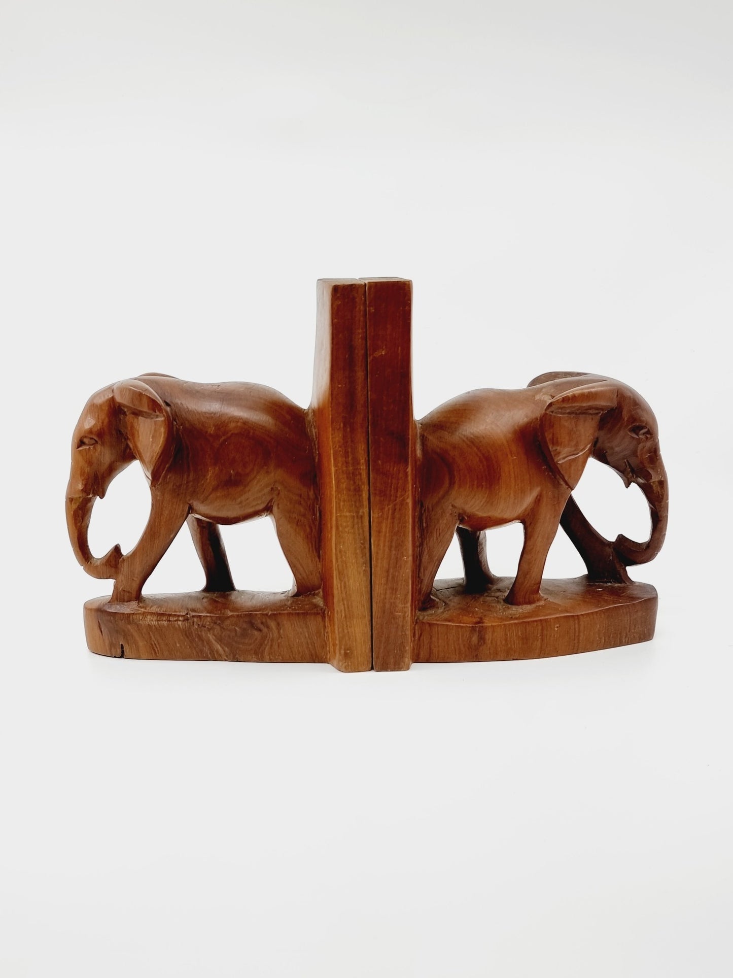 Serre-livres en bois - éléphant (2 pièces)