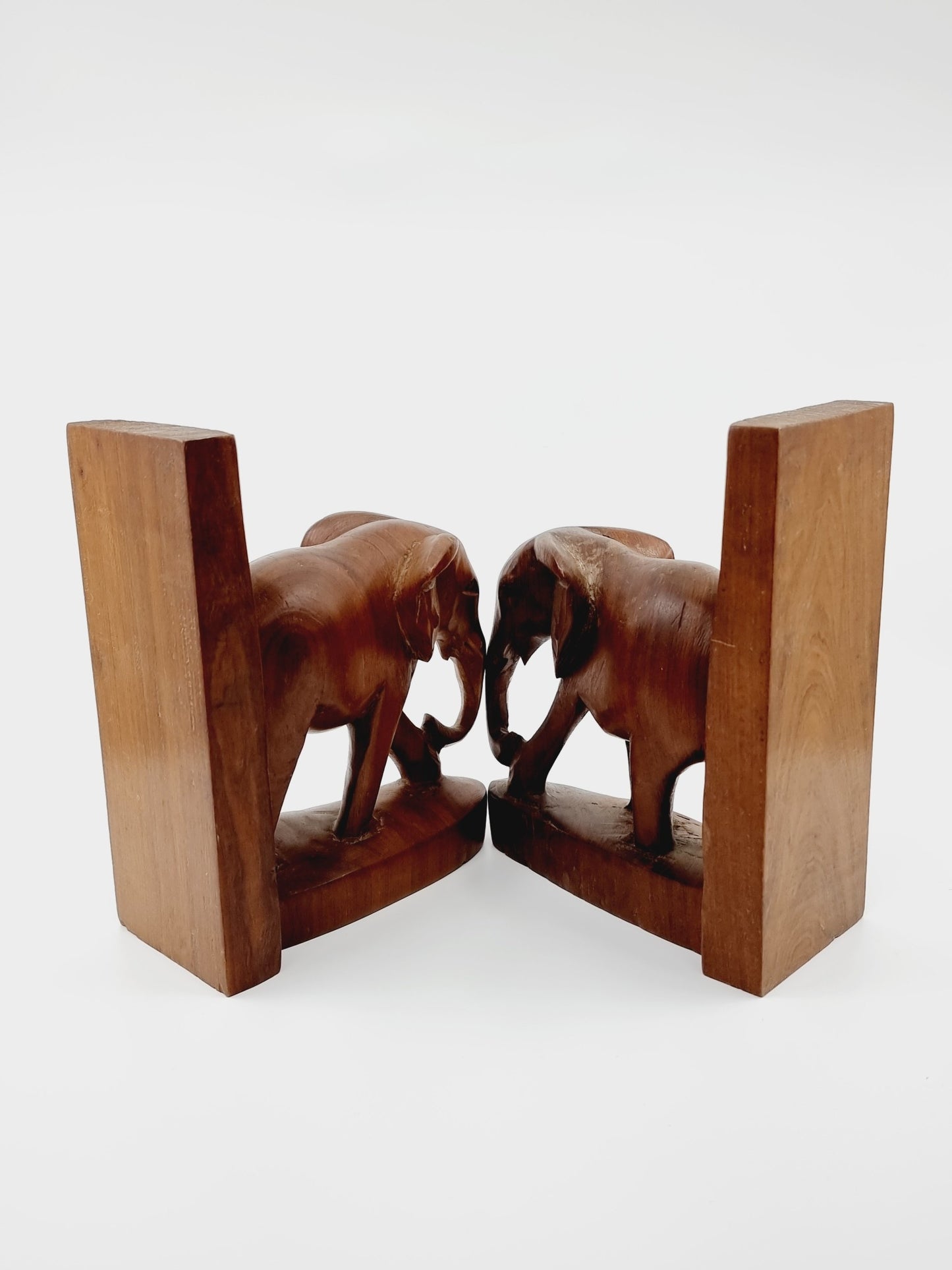 Serre-livres en bois - éléphant (2 pièces)