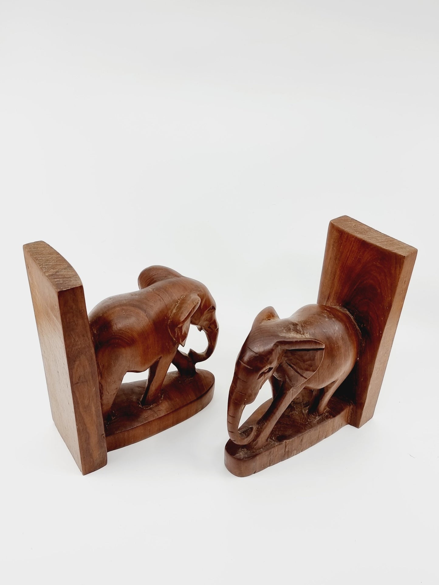 Serre-livres en bois - éléphant (2 pièces)