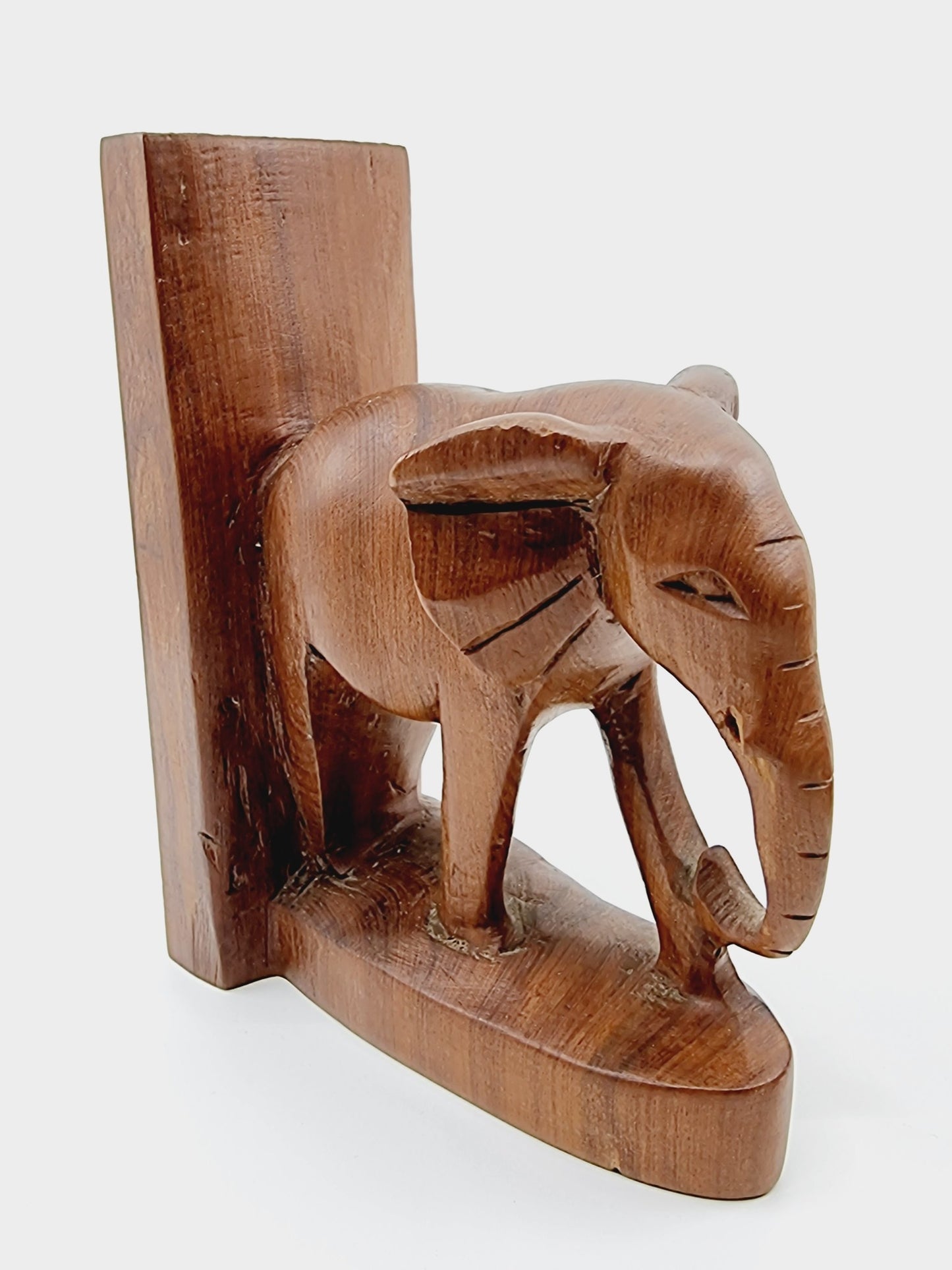 Serre-livres en bois - éléphant (2 pièces)