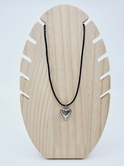 Collier - Coeur argenté
