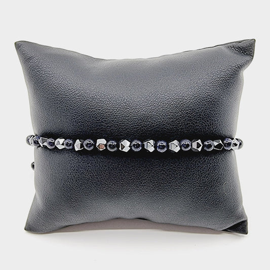 Bracelet - Ferris (hématite et onyx)