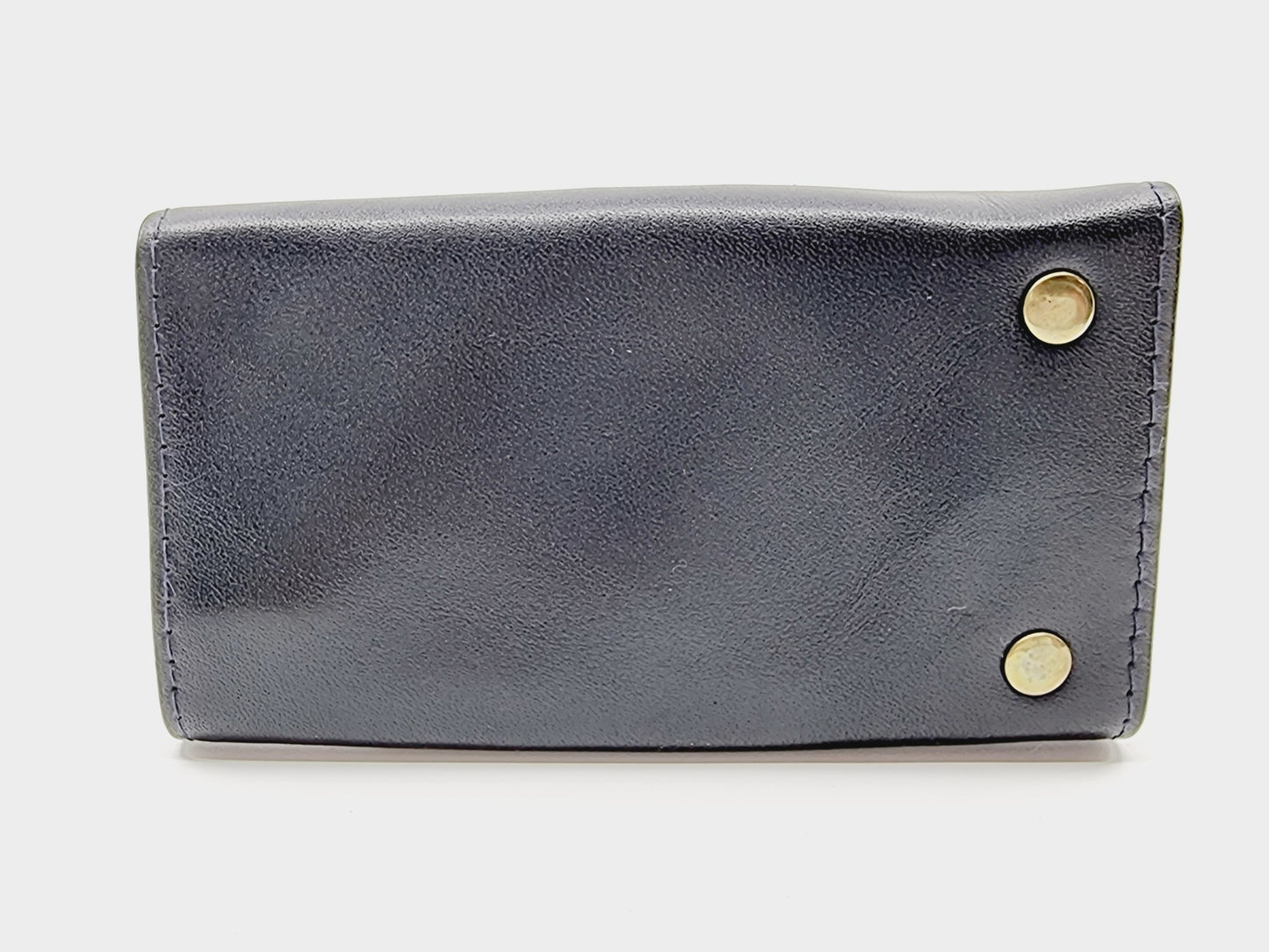 Etui porte clés en cuir - noir