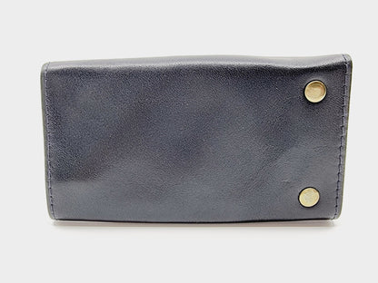 Etui porte clés en cuir - noir