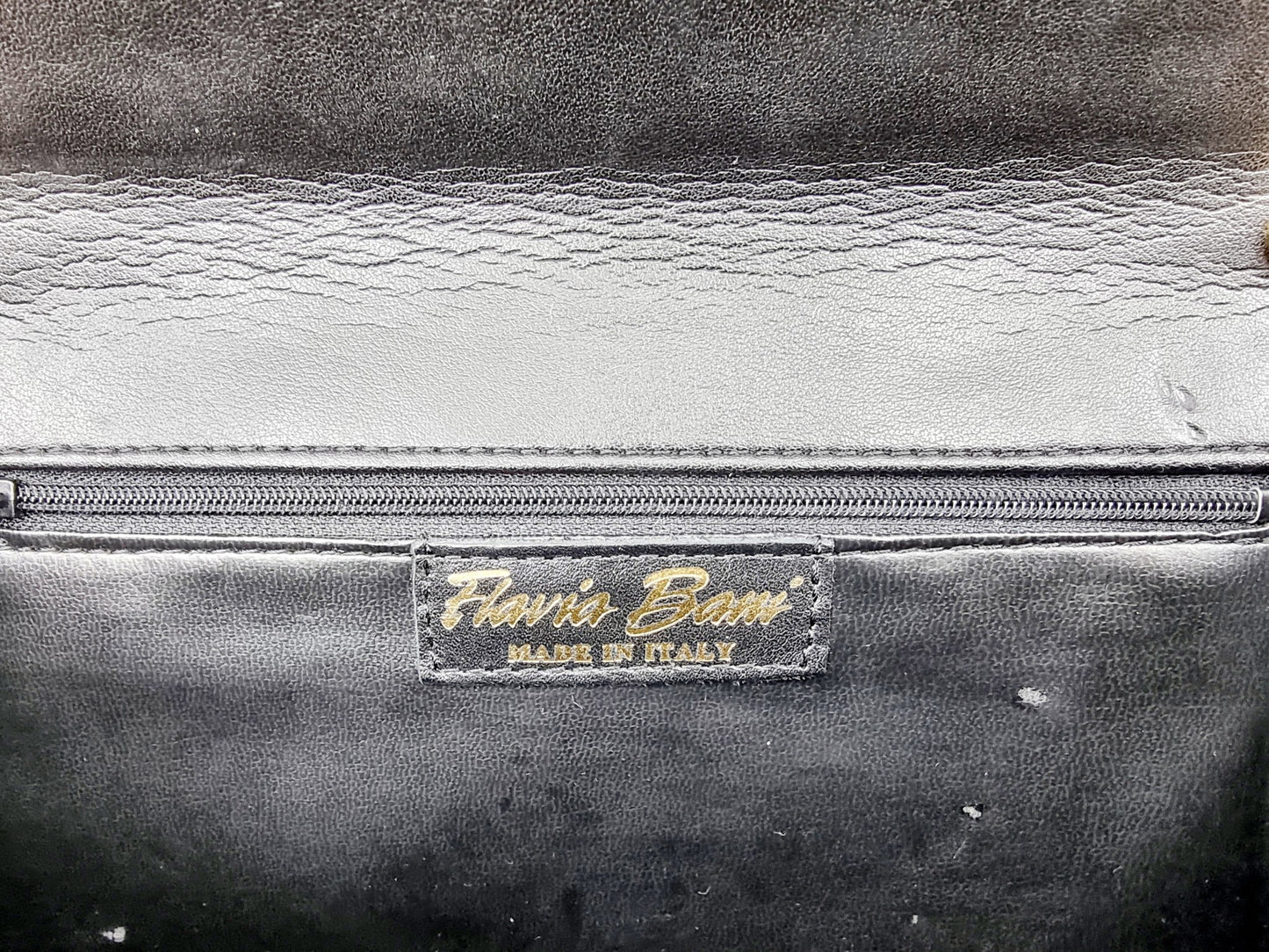 Pochette matelassée noire