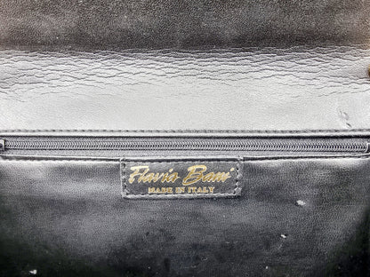Pochette matelassée noire