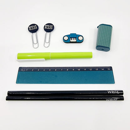 Set de papeterie - Enfreindre les règles (8 pièces)