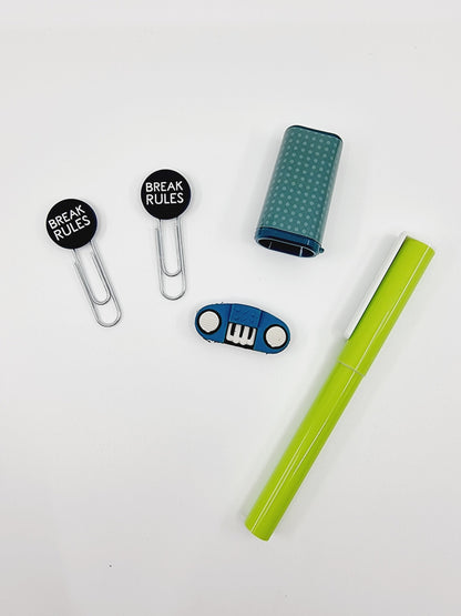 Set de papeterie - Enfreindre les règles (8 pièces)