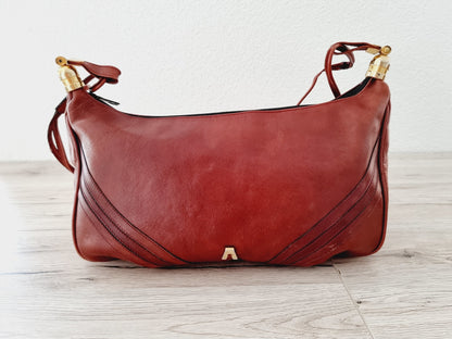 Sac croissant de lune en cuir