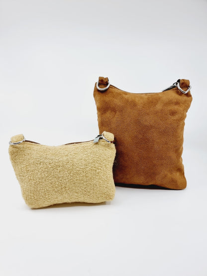 Trousse de toilette avec anneaux en métal (2 pièces)