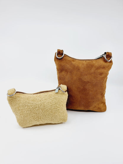 Trousse de toilette avec anneaux en métal (2 pièces)