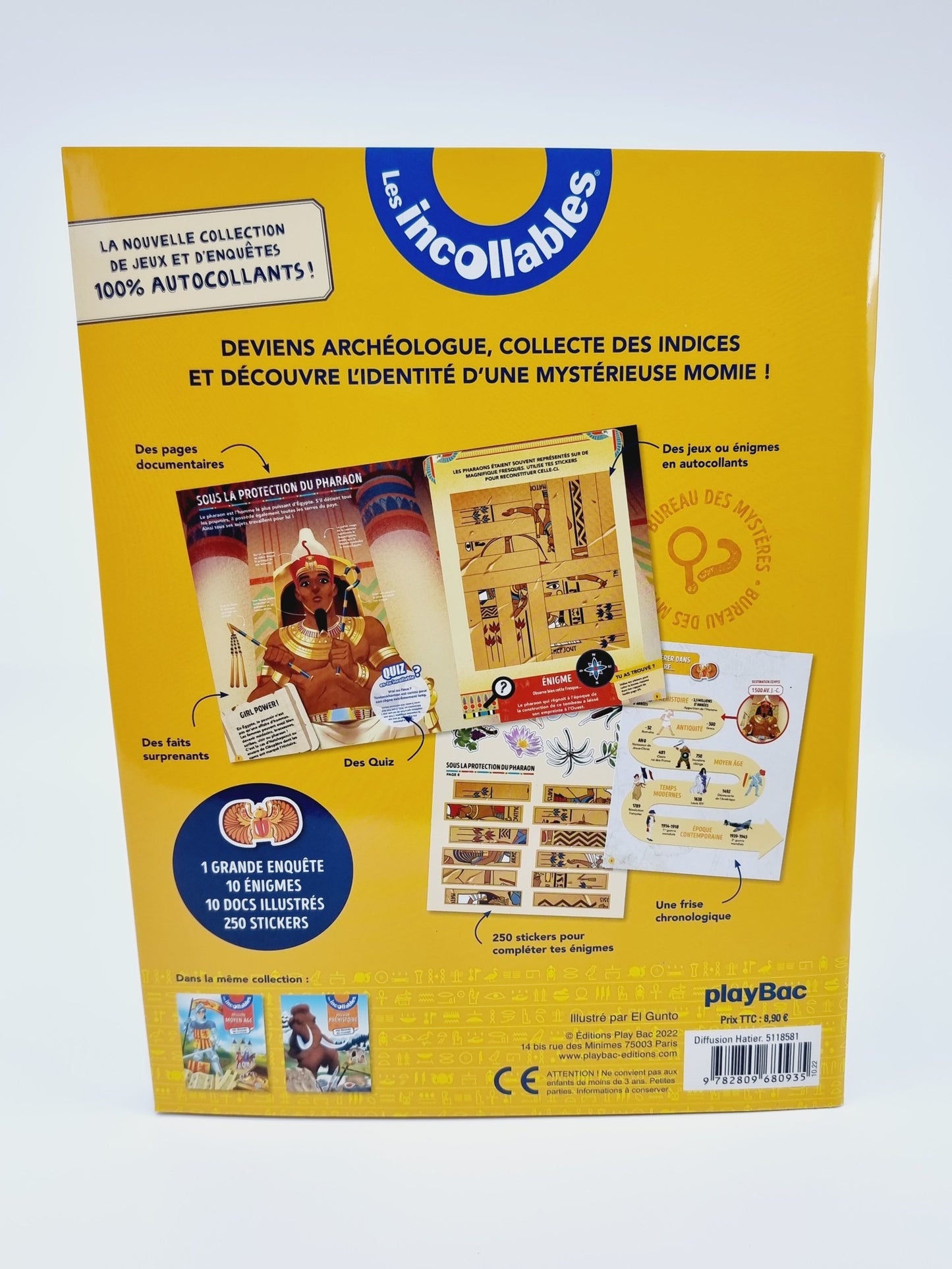 Mission Égypte - Mes énigmes en stickers