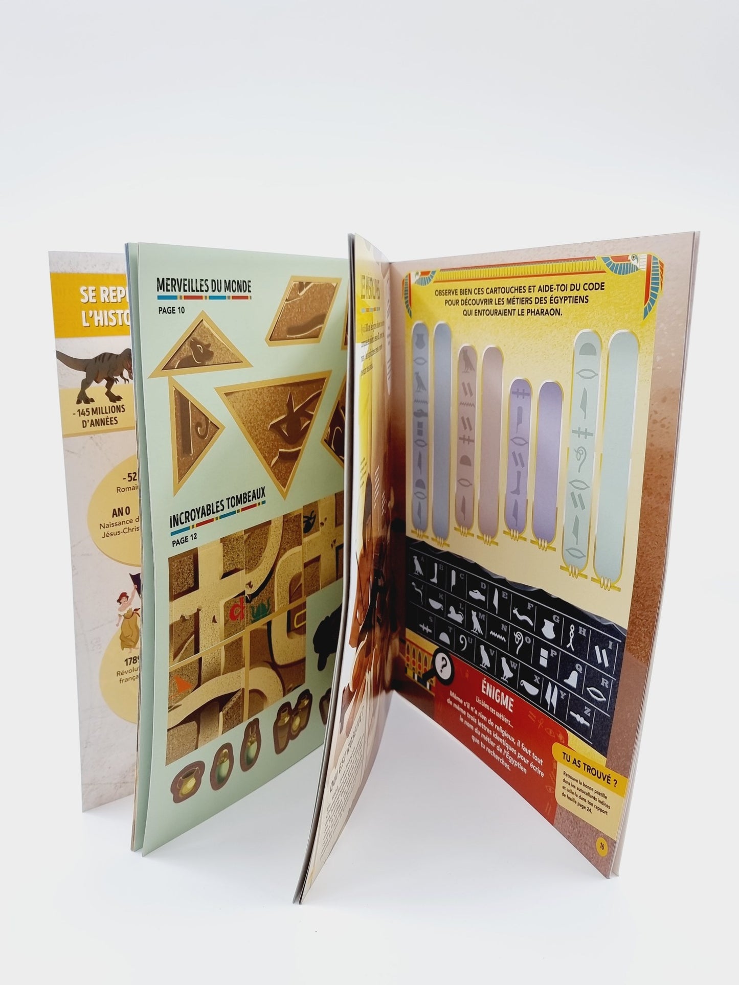 Mission Égypte - Mes énigmes en stickers