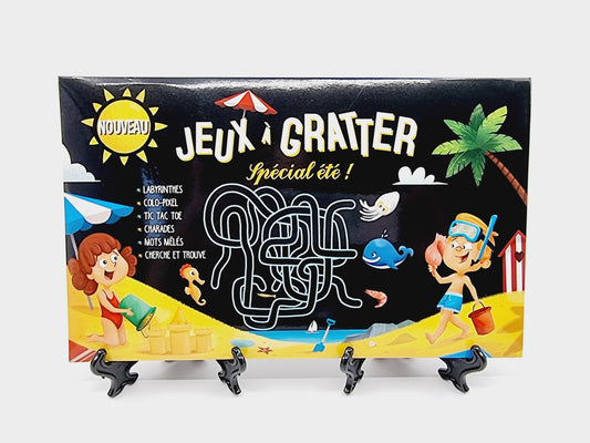 Jeux à gratter pour enfant - spécial été