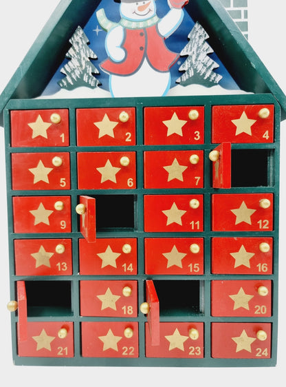 Calendrier de l'avent - La maison du bonhomme de neige