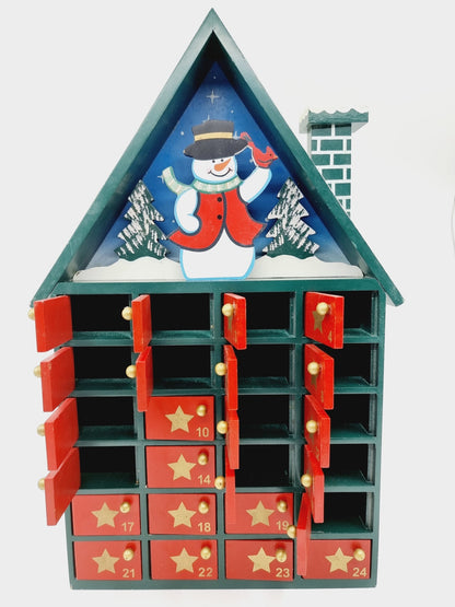 Calendrier de l'avent - La maison du bonhomme de neige