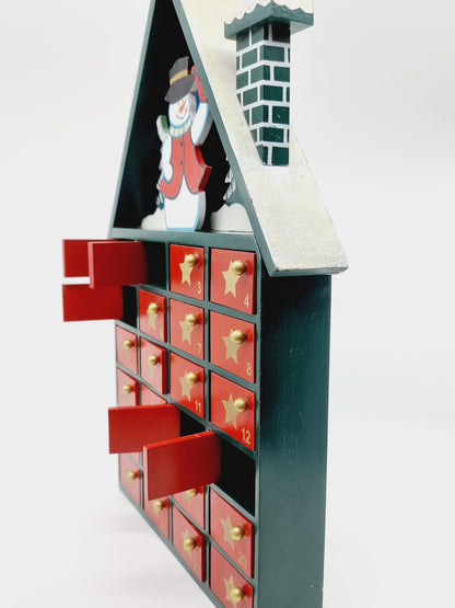 Calendrier de l'avent - La maison du bonhomme de neige