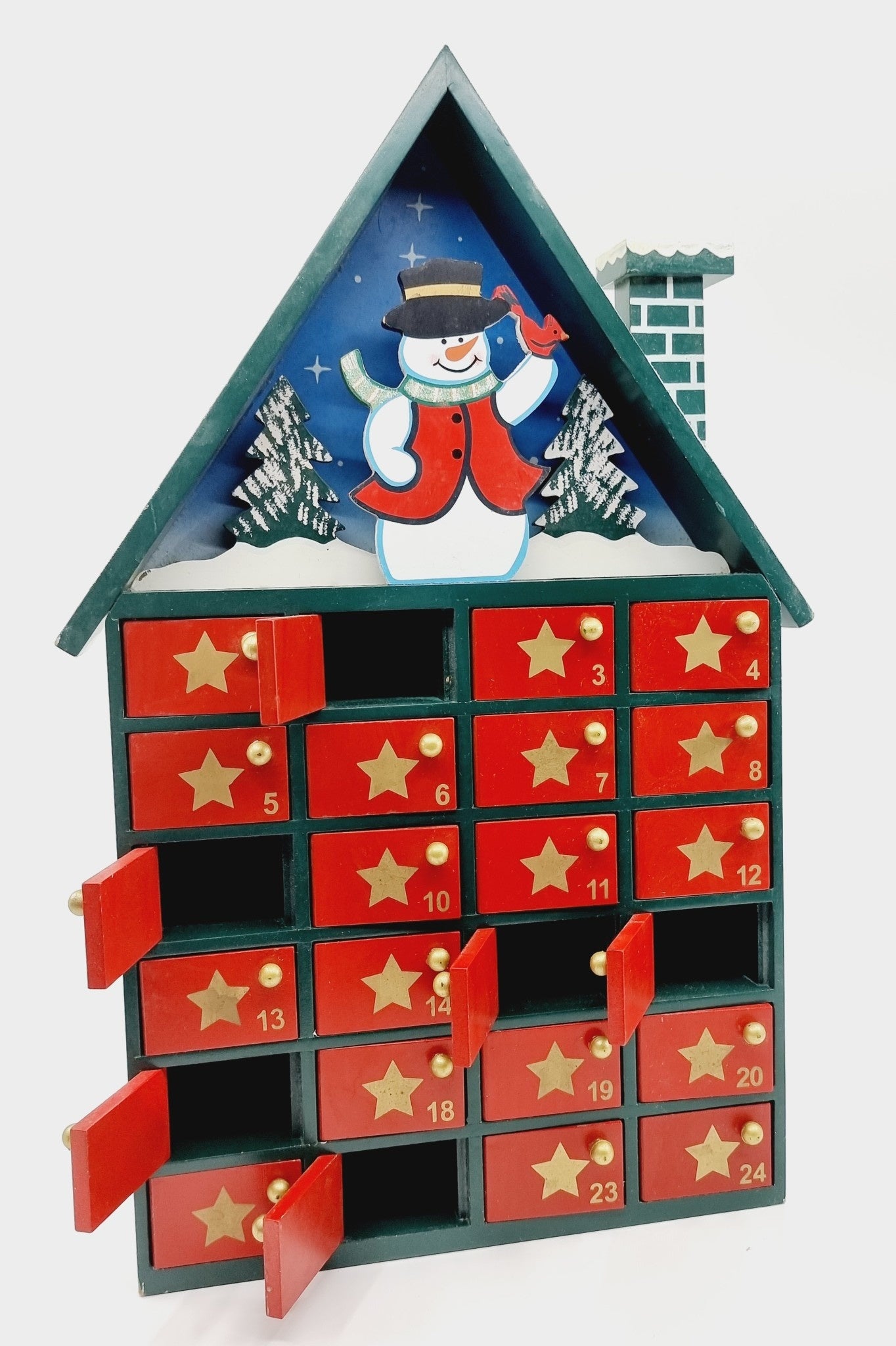 Calendrier de l'avent - La maison du bonhomme de neige