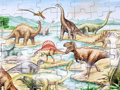Puzzle en bois - Dinosaures