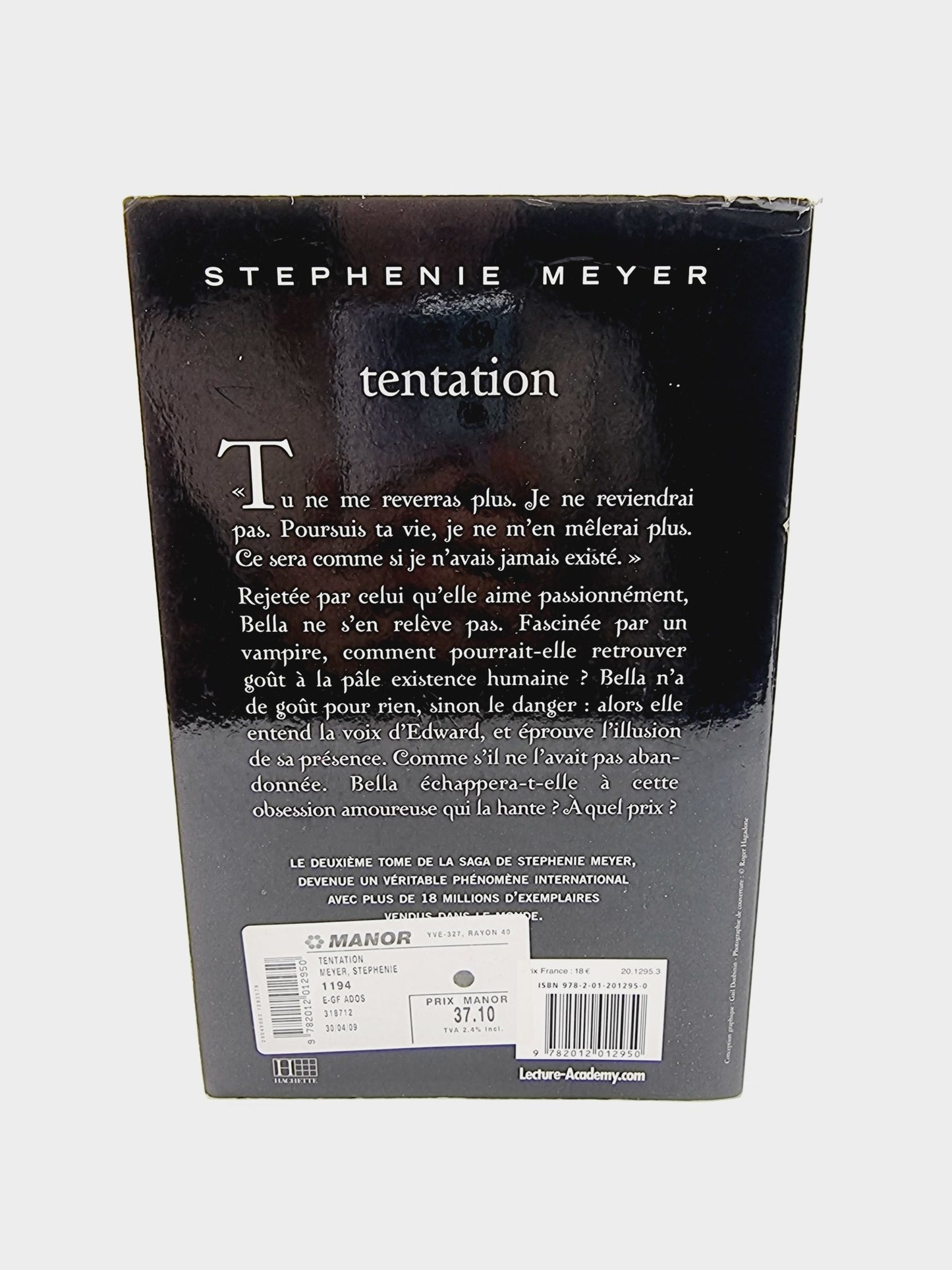 Livre - Tentation, Saga Twilight (tome 2) - modèle 2