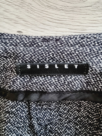 Jupe grise chinée - Sisley (SIZE : 38)