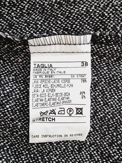 Jupe grise chinée - Sisley (SIZE : 38)