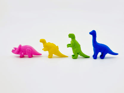 Gomme dinosaure (4 pièces)