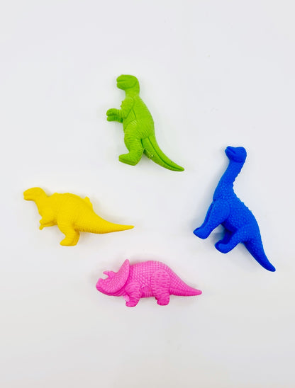 Gomme dinosaure (4 pièces)